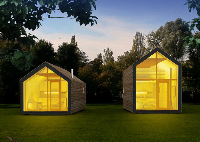 Guarnicion Interior De Las Casas Modulares Del Alto Rendimiento Del Marco De Acero De La Fibra Del Tablero Prefabricado Del Cemento