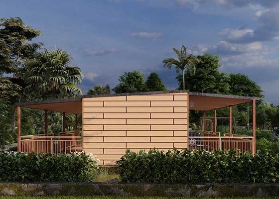 EU/AU Standard Foldable Prefab House - Modern Light Steel Frame Mobile Home