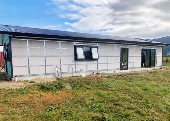 NZ Light Steel Frame Prefab Wooden Home Beach Bungalows Office Light Steel House Kits