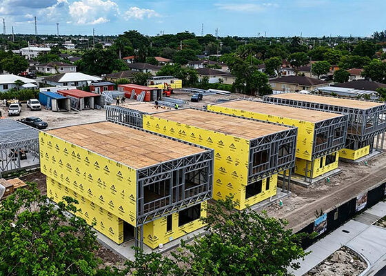ICC-ES Certified Modern Prefab Single Family Homes In Florida 8-Unit Residential Project