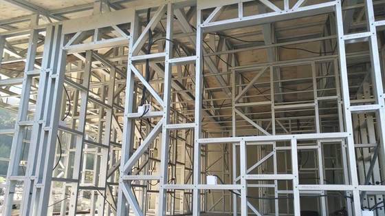 AS / US Modular Single Family Home Modern Design Wooden House Bungalow With Light Steel Frame