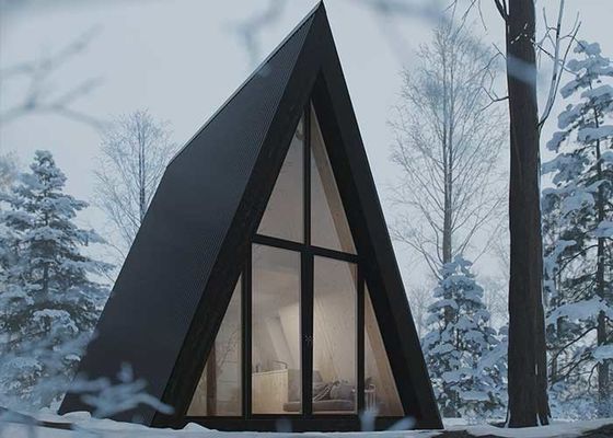 Espacio de acero ligero de la unidad prefabricada del hotel hogares constructivos minúsculos Nz de un Kitset del marco