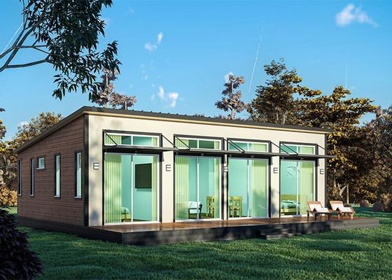 Estudio móvil pequeño prefabricado Modular Casa Casa de acero Kit para construir el marco de luz de la hoja de CFC