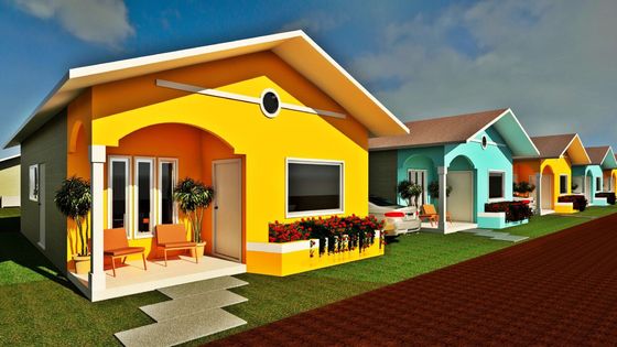 Casas prefabricadas de diseño profesional, bungalows panelados, kits de casas modernas pequeñas de acero