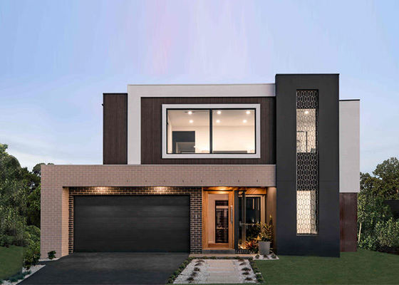 Cuadro de acero de ancho ligero residencial: soluciones prefabricadas modernas 2 capas Villa ISO 9001