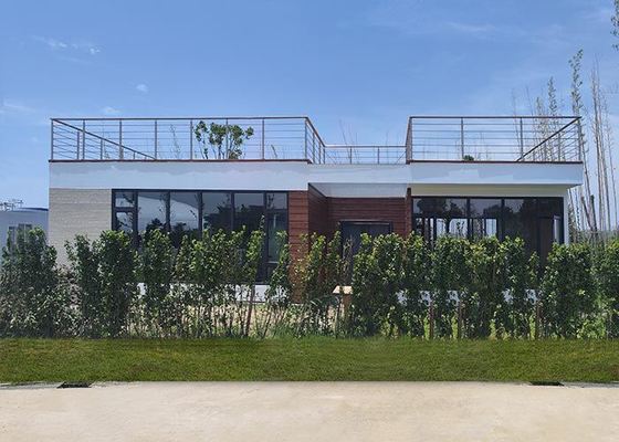 Prefab House Bungalow With Light Steel Frame – Modular Office & Cabin Solutions