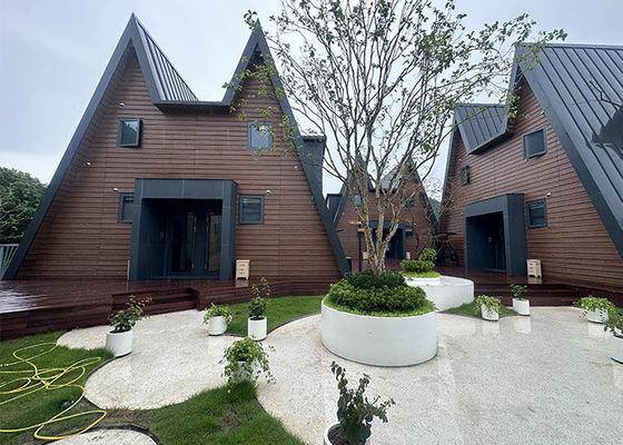 Prefabricado Una casa de marco con marco de acero ligero Casas fabricadas Kit para acampar