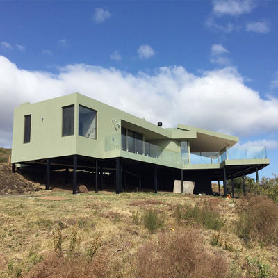 Diseño creativo de dos dormitorios. Marco de acero ligero prefabricado Casa unifamiliar