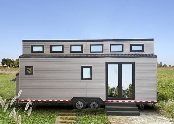 Casa Modular Moderna Prefabricada Caravana de lujo Casa Pequeña sobre Ruedas Enviada por 40 FR Contenedor de envío