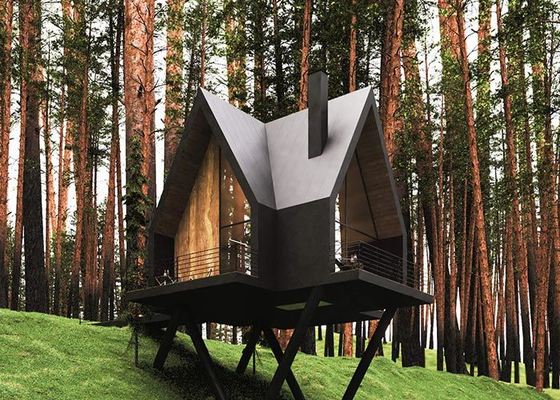 Cabina de vacaciones de lujo. Casa modular y prefabricada.