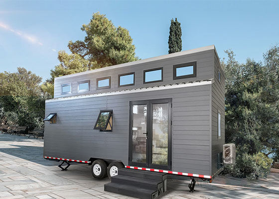Casas modulares ligeras Casas prefabricadas con estructura de acero ligero Casa pequeña sobre ruedas