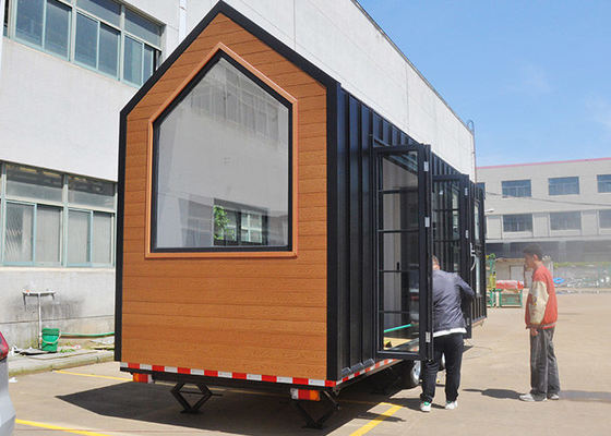 Australia Estándar Casa Móvil Prefabricada Casa Pequeña en Ruedas Remolque para Vivir
