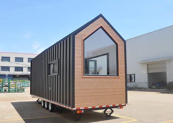 Casas modulares europeas Prefabricadas Casitas pequeñas en ruedas listas para ser enviadas Construidas por DeepBlue Smarthouse