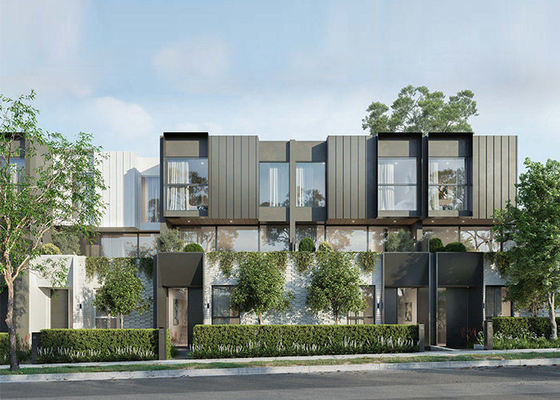 EE.UU. Edificio prefabricado estándar Casas modulares Casa prefabricada Estructura de acero ligero