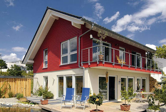 Luxury Prefabricated Steel Structure Villa Casas modulares con marco de acero de calibre ligero