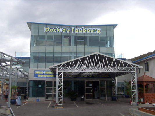 Cocheras metálicas prefabricadas de acero ligero ignífugo, grises, prefabricadas, plegables