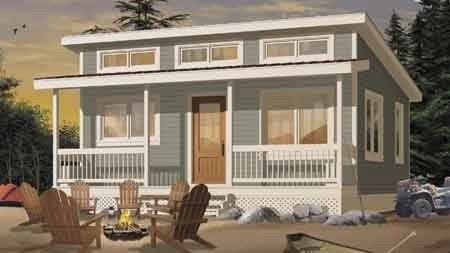 Obtenga una casa de acero ligero con prefabricados con revestimiento de pared de WPC Casa personalizada con nuevo diseño