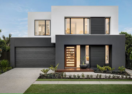 Estándar de la Unión Europea Luxury Modular Prefab Villa 3 dormitorios Villa de acero ligero