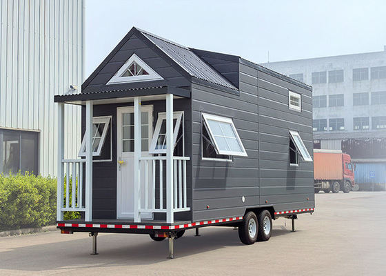 Mini Trailer de Viaje Casas Pequeñas Casas en Ruedas Con Baño Dormitorio