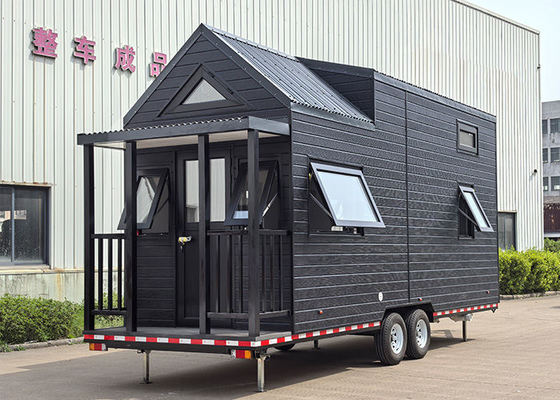 Australia Estándar Prefabricado MóvilTiny House On Wheels Cabina de remolque para el jardín Airbinb