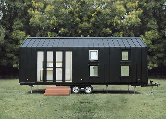 Mobile Modular Prefab Tiny House On Wheels With Full Furniture For Sale