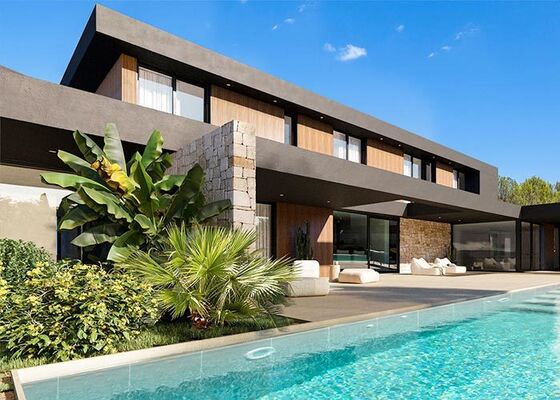 Casa móvil de lujo Casa prefabricada Villa Hotel cápsula 5 dormitorios con piscina al aire libre