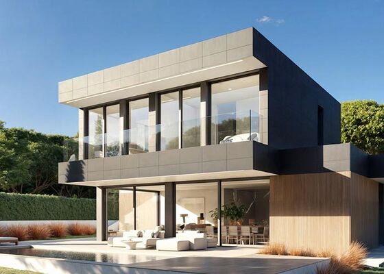 Kits de casas prefabricadas de lujo estándar estadounidense | Amplios y personalizables planos de sistemas panelados