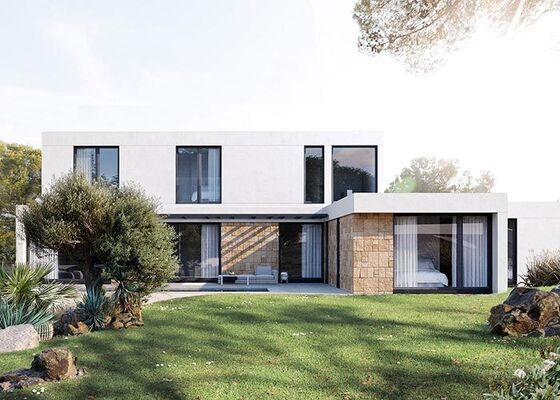 Conjuntos de construcción de acero EE.UU. Mansiones estándar y prefabricadas - Soluciones de lujo de villas personalizadas