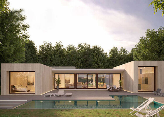 Australia Estándar prefabricado marco de acero ligero Modular hogar China Sistema panelizado