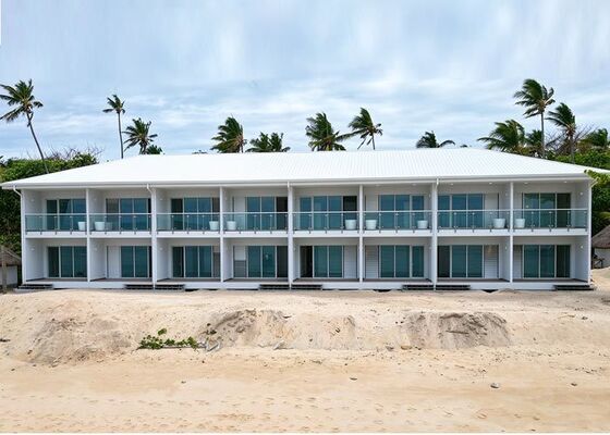 Hotel Boutique Modular Prefabricado | Casa Bungalow sobre el Agua para el Mercado de Fiyi y las Islas del Pacífico