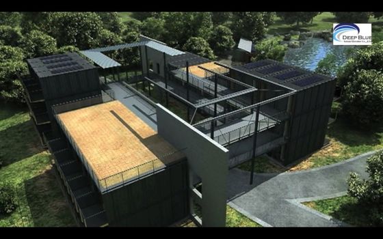 Panel solar casas modulares prefabricadas totalmente terminadas móviles para oficina estudio de jardín