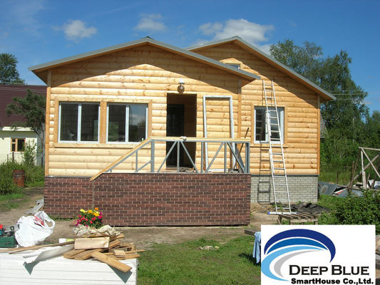 Casa prefabricada de los equipos de la casa, casa de madera ligera de la estructura de acero, diverso techo del color