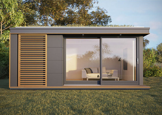 AS/NZS Estándar de acero ligero prefabricado Jardín/Patio Estudio Abuela Casa plana Casa modular de vacaciones