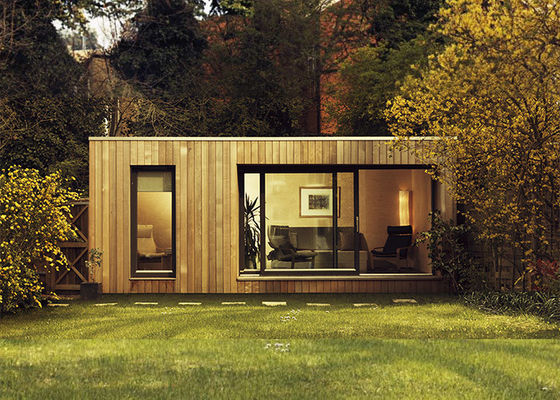 AS / NZS Lgs Enmarcado Prefabricado Jardín Estudio Kit de Casa de Madera Con WPC Pared Revestimiento