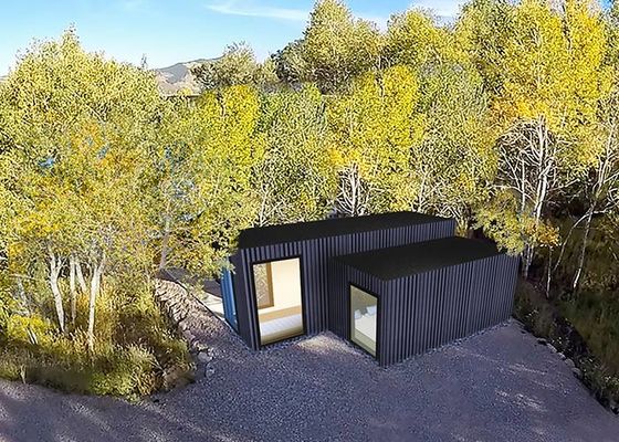 Casa de paneles de sándwich prefabricada de alta calidad Estructura de acero Unidad hotelera prefabricada