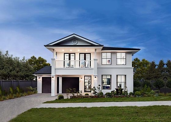 Casa prefabricada con marco de acero ecológico, casa modular moderna y ligera