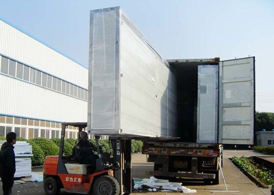 Casas modulares modernas con marco de acero ligero Casas prefabricadas plegables