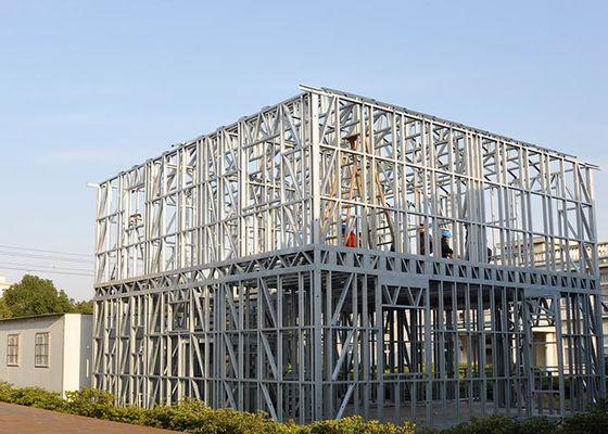 Prefab Disaster Light Steel Frame Houses , Panelized Home Kits For Prefab House Villa