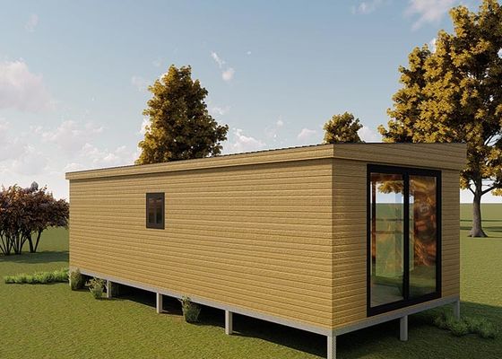 Casa prefabricada modular con marco de acero ligero Resistente a terremotos