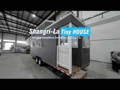 Casas prefabricadas modulares de estructura de acero ligero sobre ruedas a la venta
