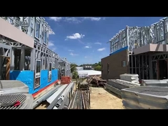 Ahorro energético Prefabricado asequible Casa estructura de acero Villa enmarcado placa inferior