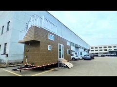 Revolucionar la experiencia de viaje con la caja de sidra Casa prefabricada en ruedas en venta
