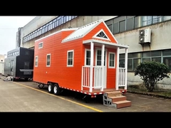 Diseño Moderno Prefabricado Kit Modular Casa Pequeña En Ruedas Con 2 Dormitorios
