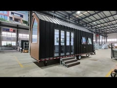UE/UA/EE.UU. Kit de casa modular prefabricado estándar Casa pequeña sobre ruedas con tres dormitorios