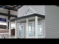 Pequeñas casas en ruedas por debajo de $ 50K lujosas casas modulares pequeñas con marco de acero de calibre ligero