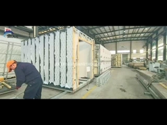 Casas prefabricadas de contenedores de acero ligero / kits prefabricados para viviendas