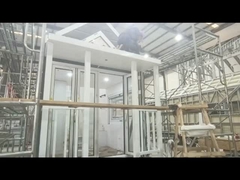 Casa grande Casa de madera prefabricada natural con terraza con comodidad Dormitorio Villa de lujo