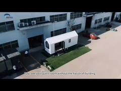 Casa prefabricada modular con marco de acero ligero Casa pequeña en ruedas para alquilar