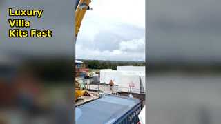 kits de hogar con paneles casa prefabricada villa de lujo