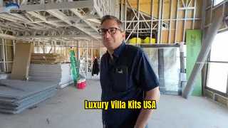 Casa prefabricada de EE. UU., kits de hogar con paneles, casa prefabricada, villa de lujo